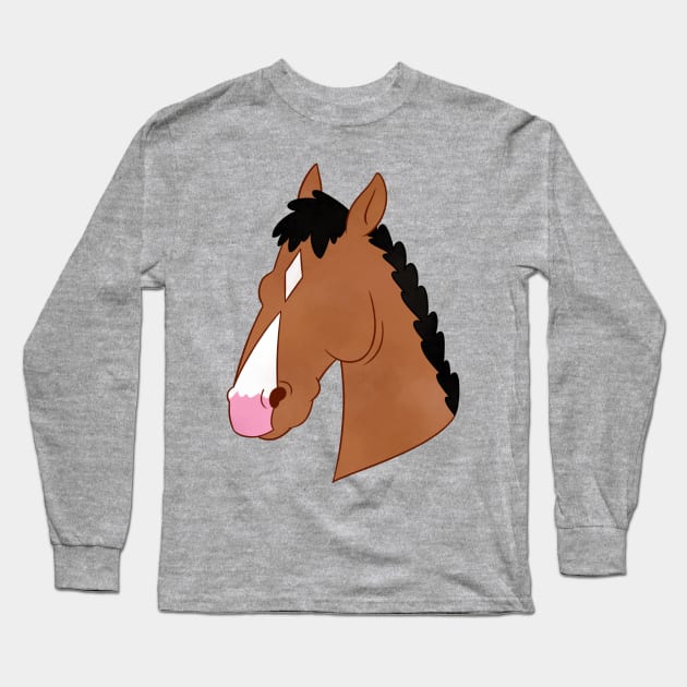 Bojack Long Sleeve T-Shirt by MidnightPremiere